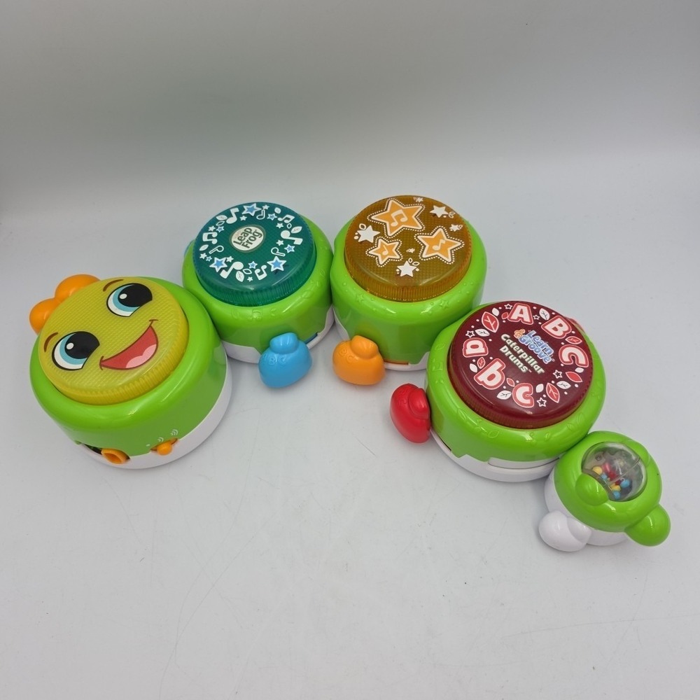 Leapfrog Learn & Groove Caterpillar Drums 6 Months And Up Tested‎ Works